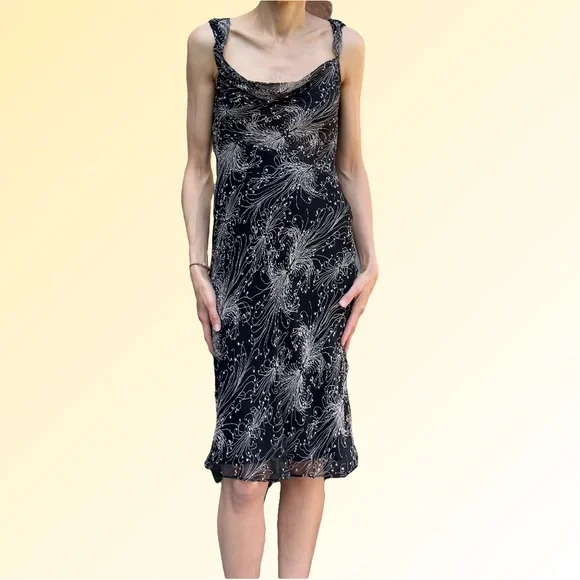 NWOT Vintage Diane Von Furstenbutg Starry Night dress - Picture 6 of 10